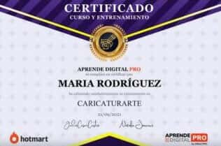 Certificado Caricaturarte