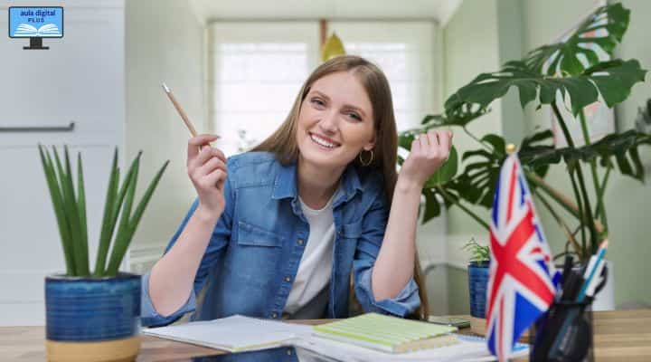 Chica estudiando Inglés