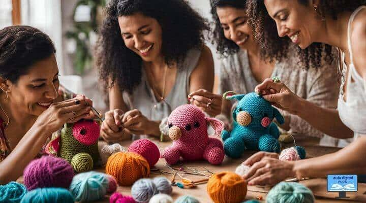 Mujeres Tejiendo Amigurumis